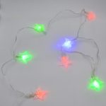 Гірлянда-нитка (String-Lights) 20Parts-4 внутрішня, пров.:прозорий, 3м (Різнокольорова)