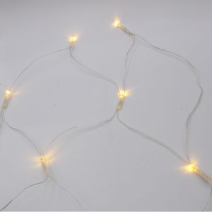 Гірлянда-сітка (Net-Lights) NET180WW-1 внутрішня, пров.:прозорий, 2м (Білий-теплий)
