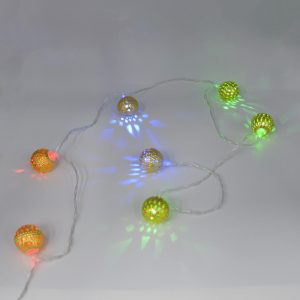 Гірлянда-нитка (String-Lights) 20Parts-M внутрішня, пров.:прозорий, 3м (Різнокольорова)