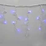 Гірлянда-бахрома (Icecle-Lights) 120 Short curtain-B-1 зовнішня, пров.:білий, 5м (Синій)