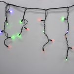 Гірлянда-бахрома (Icecle-Lights) 120 Short curtain-M-2 зовнішня, пров.: чорний, 5м (Різнокольорова)