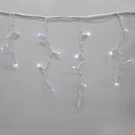 Гірлянда-бахрома (Icecle-Lights) 120 Short curtain-W-1 зовнішня, пров.: білий, 5м (Білий)