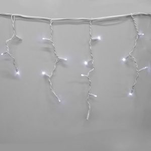Гірлянда-бахрома (Icecle-Lights) 120 Short curtain-W-1 зовнішня, пров.: білий, 5м (Білий)