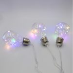 Гірлянда-бахрома (Icecle-Lights) 80M-2 внутрішня, пров.:прозорий, 2м (Різнокольорова)