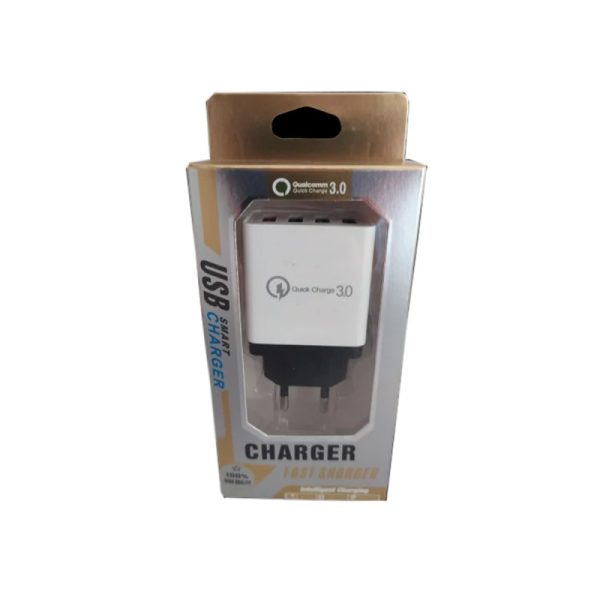 Мережевий зарядний пристрій Fast Charge 220v 4 USB