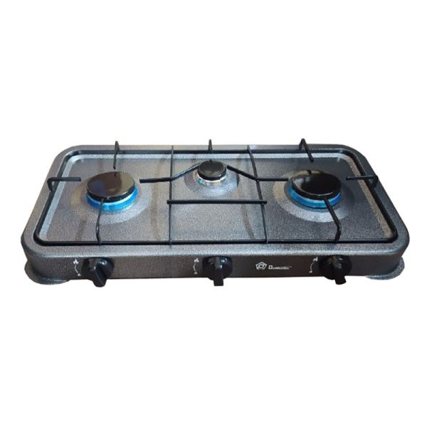 Плита газова Domotec MS-6603 3кф. (Сірий)