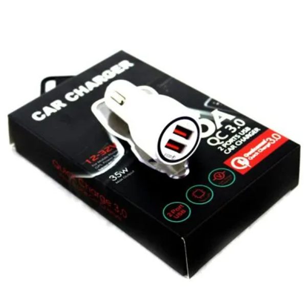 Автомобільний зарядний пристрій 2-USB QC3.0 SY6A