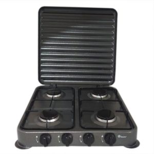 Плита газова Domotec MS-6604 4кф. (Сірий)
