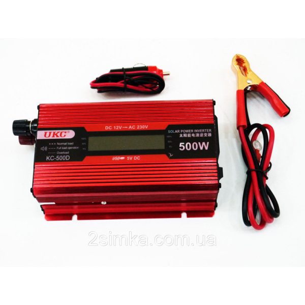 Перетворювач 500W KC-500D +LCD 12V