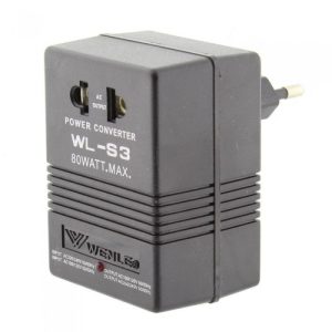 Конвертер потужності WENLE WL-S3 110V/220V-220V/110V 80W max. адаптер