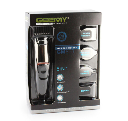 Професійна машинка для стрижки волосся GEEMY GM-853 5в1