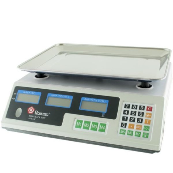 Ваги торговельні DOMOTEC MS-228 50кг