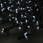 Гірлянда-бахрома LED 150 3.3Line Short curtain -Бульби/Бахрома W-1 біла 10м*1,5м Вул.