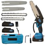 Акумуляторна ланцюгова пилка з 2 шинами DOMOTEC Chain Saw 6'' and 8"