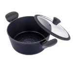 Каструля з алмазним антипригарним покриттям та кришкою EDENBERG EB-3488 6.7л