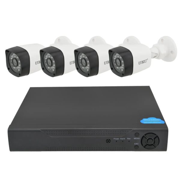 Комплект відеоспостереження UKC DVR CAD D001 KIT 2MP +4 камери
